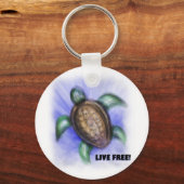 生き残るカメ キーホルダー (正面)