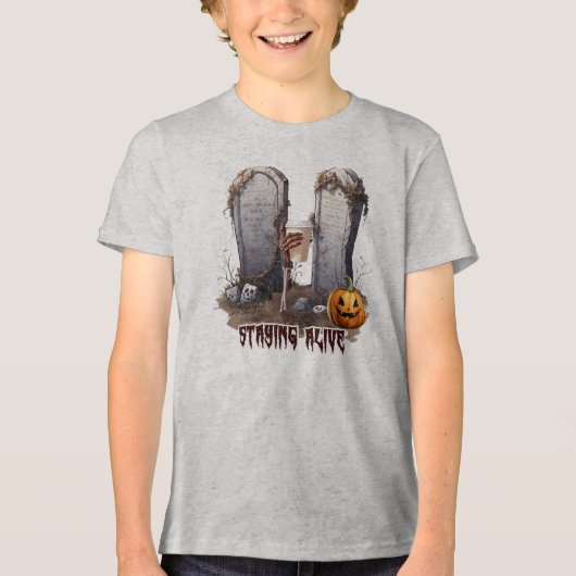 生き残るハロウィーン トライブレンドTシャツ (正面)