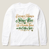生き残る闘争 トライブレンドTシャツ (デザイン正面)