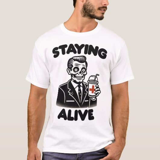 生き残る Tシャツ (正面)