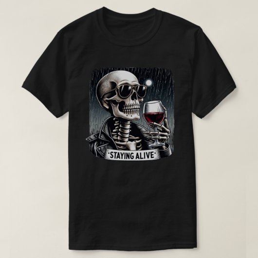 生き残る Tシャツ (デザイン正面)