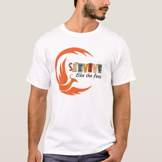 生き残る Tシャツ (正面)
