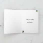 「生き物が動いていない」ホリデーカード シーズンカード (内部)