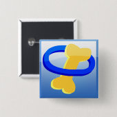 生き物の心配ボタン 缶バッジ (正面&裏面)