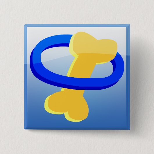 生き物の心配ボタン 缶バッジ (正面)