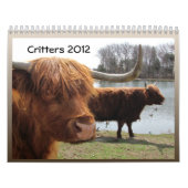 生き物の2012年の~のカレンダー カレンダー (カバー)