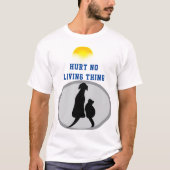 生き物を傷つけるな Tシャツ (正面)