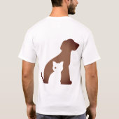 生き物を傷つけるな Tシャツ (裏面)