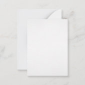 生き物ハロウィーンモンスターズ誕生日パーティー ノートカード (裏面)