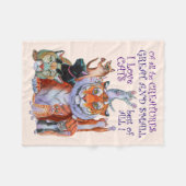 生き物素晴らしも小猫も!フリースブランケット フリースブランケット (正面(横))