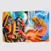 生き物 ゴルフタオル (横)