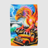 生き物 ゴルフタオル (正面)