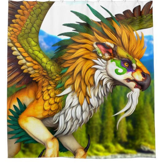 生き物 シャワーカーテン (正面)