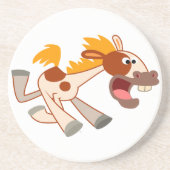 生き生きとしたマンガのピントホースコースター コースター (正面)