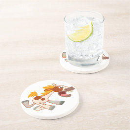 生き生きとしたマンガのピントホースコースター コースター