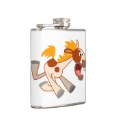 生き生きとしたマンガピントホーススキットル フラスク (右)