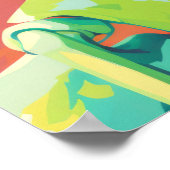 生き生きとしたマンティス：自然の捕食者を垣間見る ポスター (角)