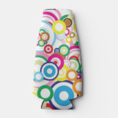 生き生きとした円が多い ボトルクーラー (正面)