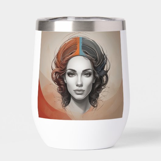 生き生きとした女の子 (背面)