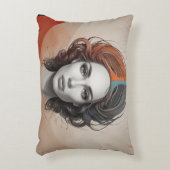 生き生きとした女の子 アクセントクッション (正面(垂直))