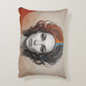 生き生きとした女の子 アクセントクッション (裏面(縦))