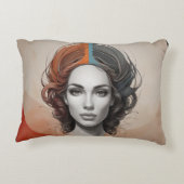 生き生きとした女の子 アクセントクッション (裏面)