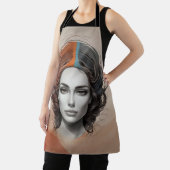 生き生きとした女の子 エプロン (インサイチュ)