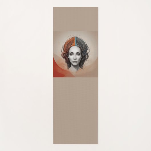 生き生きとした女の子 ヨガマット (正面)