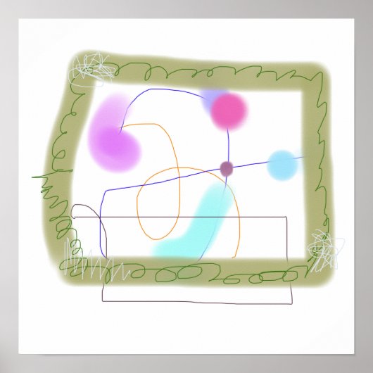 生き生きとした構成 ポスター (正面)