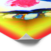 生き生きとした絵画果物だ買今 ポスター (角)