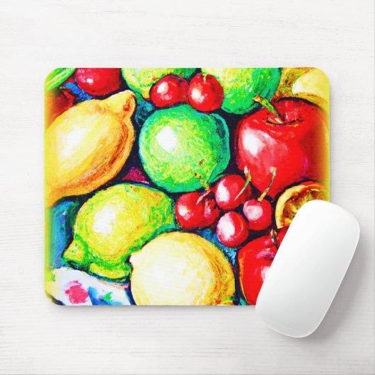 生き生きとした絵画果物だ買今 マウスパッド (マウス)