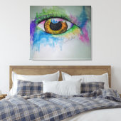 生き生きとした考え キャンバスプリント (インサイチュ (寝室))