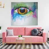 生き生きとした考え キャンバスプリント (インサイチュ (リビング))