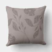 生き生きとした開花トープ猫の葉枕 クッション (裏面)