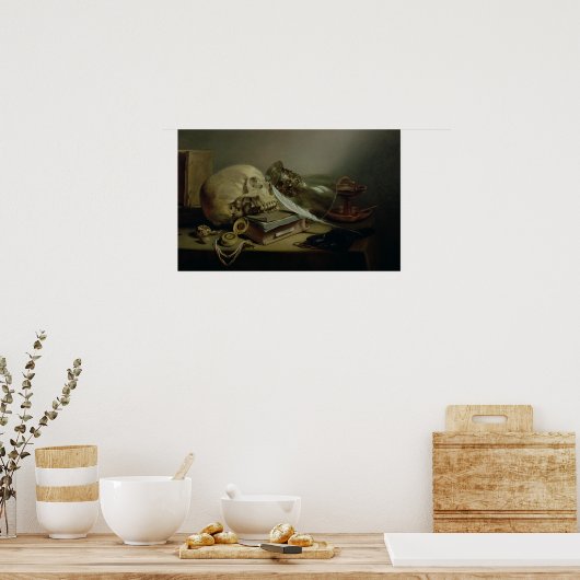 生き生きとした静寂 ポスター (キッチン)