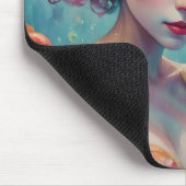 生き生きとした魚鉢no2マウスパッド マウスパッド (コーナー)