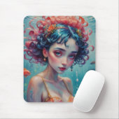 生き生きとした魚鉢no2マウスパッド マウスパッド (マウス)