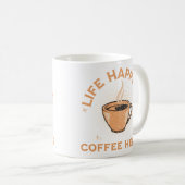 生き生きとし救済たコーヒーヴィンテージ中毒 コーヒーマグカップ (正面右)