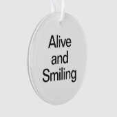 生き生きと微笑んで オーナメント (正面)
