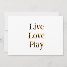 生き生きと愛して遊ぼう ブラックオレンジ スポーツ プレーヤー モダンq 招待状