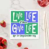 生き生きと生与え活 スタンダードランチョンナプキン (インサイチュ)