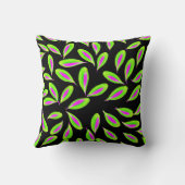 生き生きカラフル離れきしたパターン クッション (裏面)