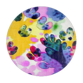 生き生カラフルきとしたデザイン カッティングボード