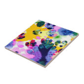 生き生カラフルきとしたデザイン タイル (側面)