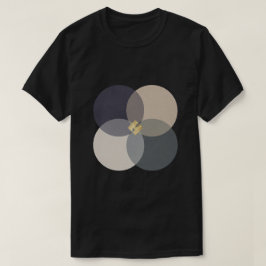 生き甲斐 日本の哲学 グリッチ アート Tシャツ
