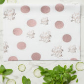 生き笑いラブキッチンハンドタオル キッチンタオル (折り畳み)