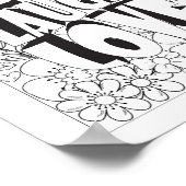 生き笑い愛それを自分で彩る ポスター (角)