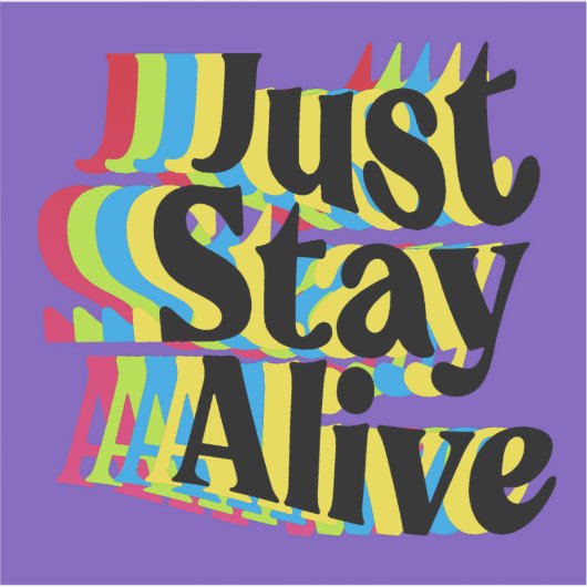 生き続ける シール (正面)