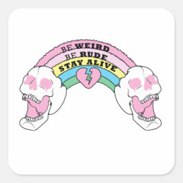 生き風変わり続けるのが失礼だ スクエアシール