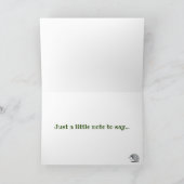 生け垣のハグ カード (内部)